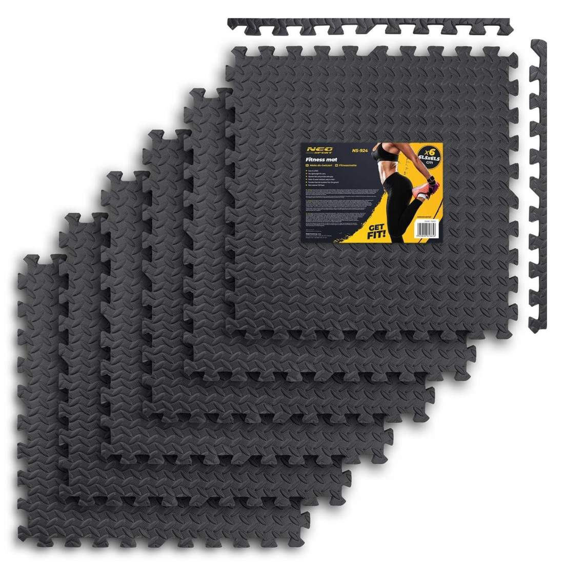 Foam fitnessmatta 60x60 Neo-Sport - NS-924 | Hem & Hobby | Pryloteket