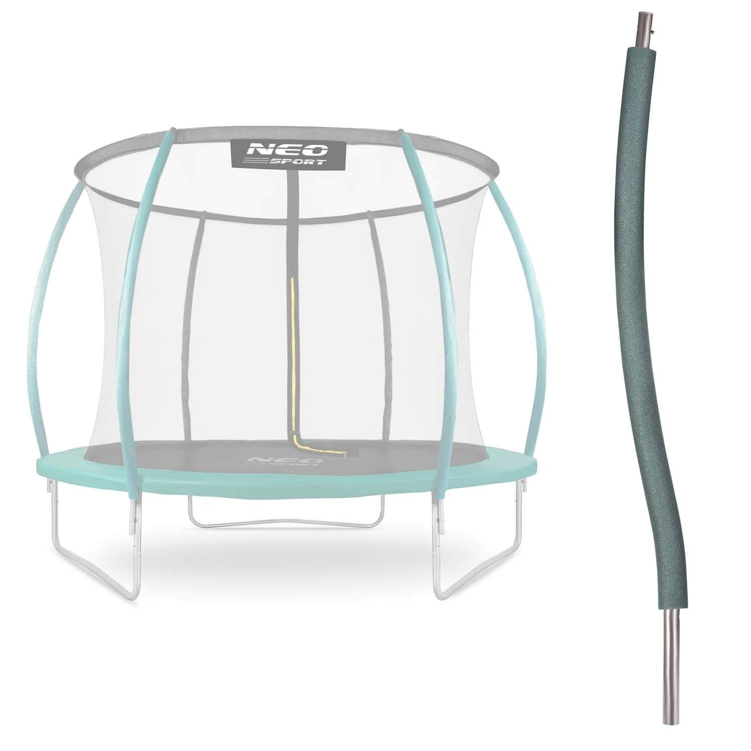 Bundstolpe til C-type trampolin 8-14 fod grøn Neo-Sport