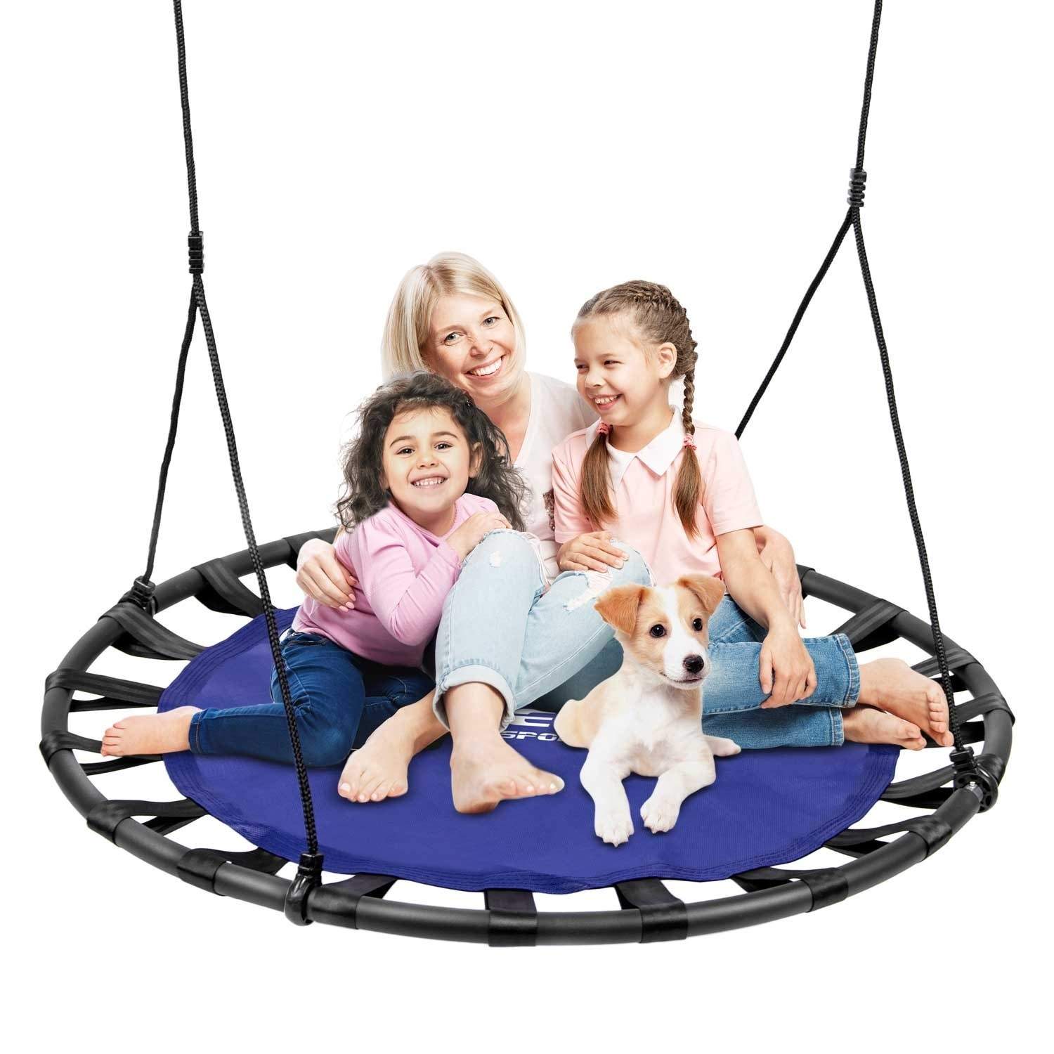 SWINGO XXL storkeredegynge, 120 cm, blå