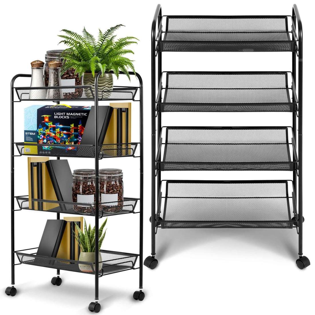 Massido MS-620 metallhylla på hjul | Hem & Hobby | Pryloteket