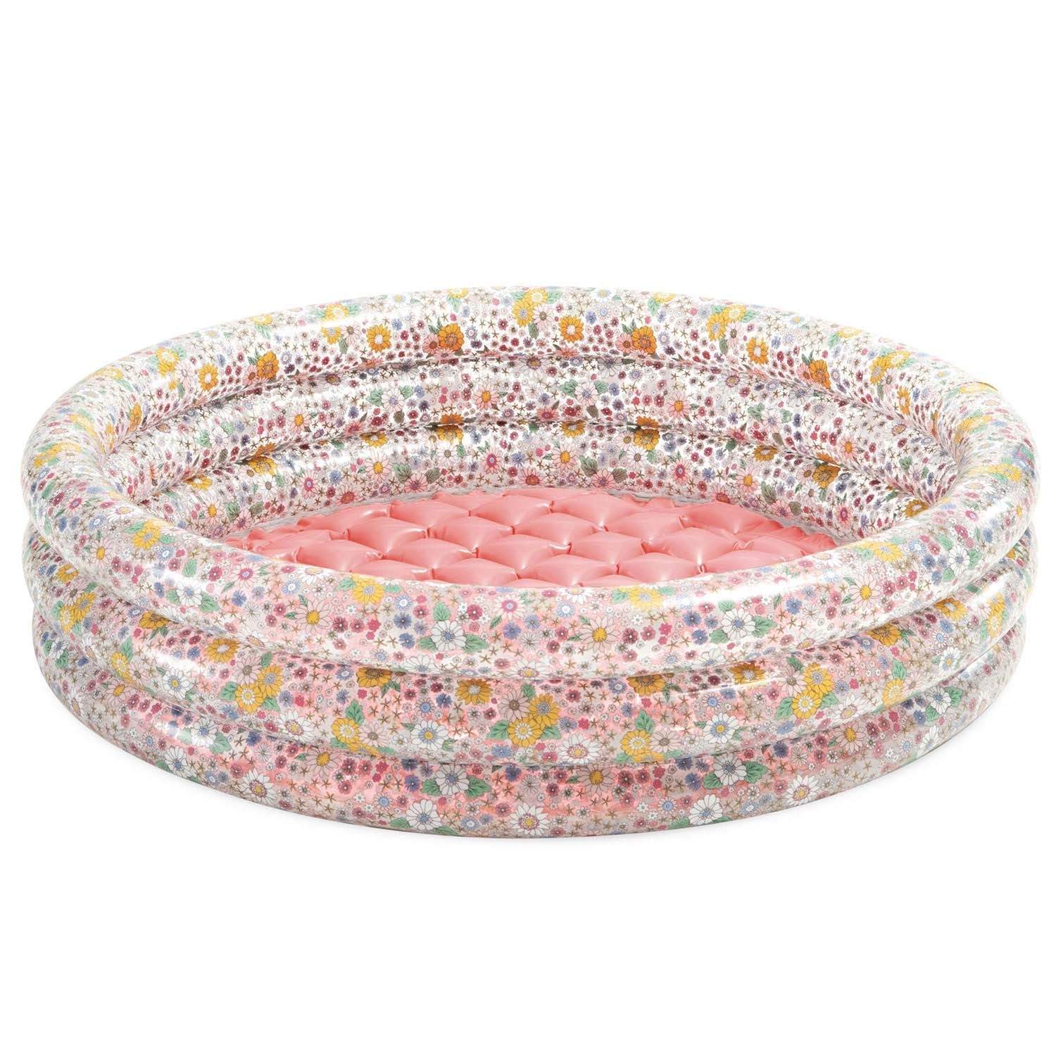 Oppustelig soppebassin med blomster 86x25 cm INTEX 58427