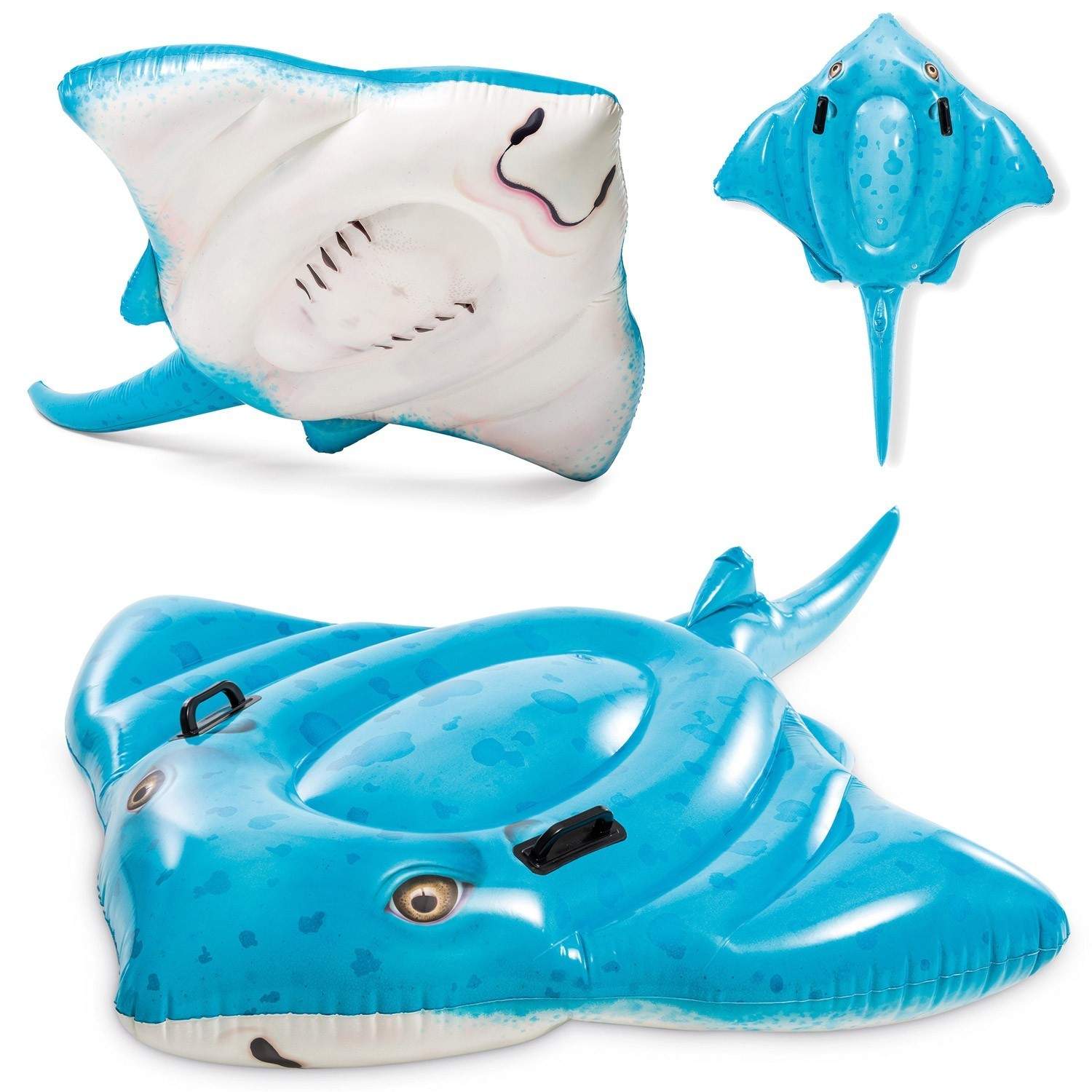 Oppustelig stingray madras 185 x 145 cm INTEX 57576