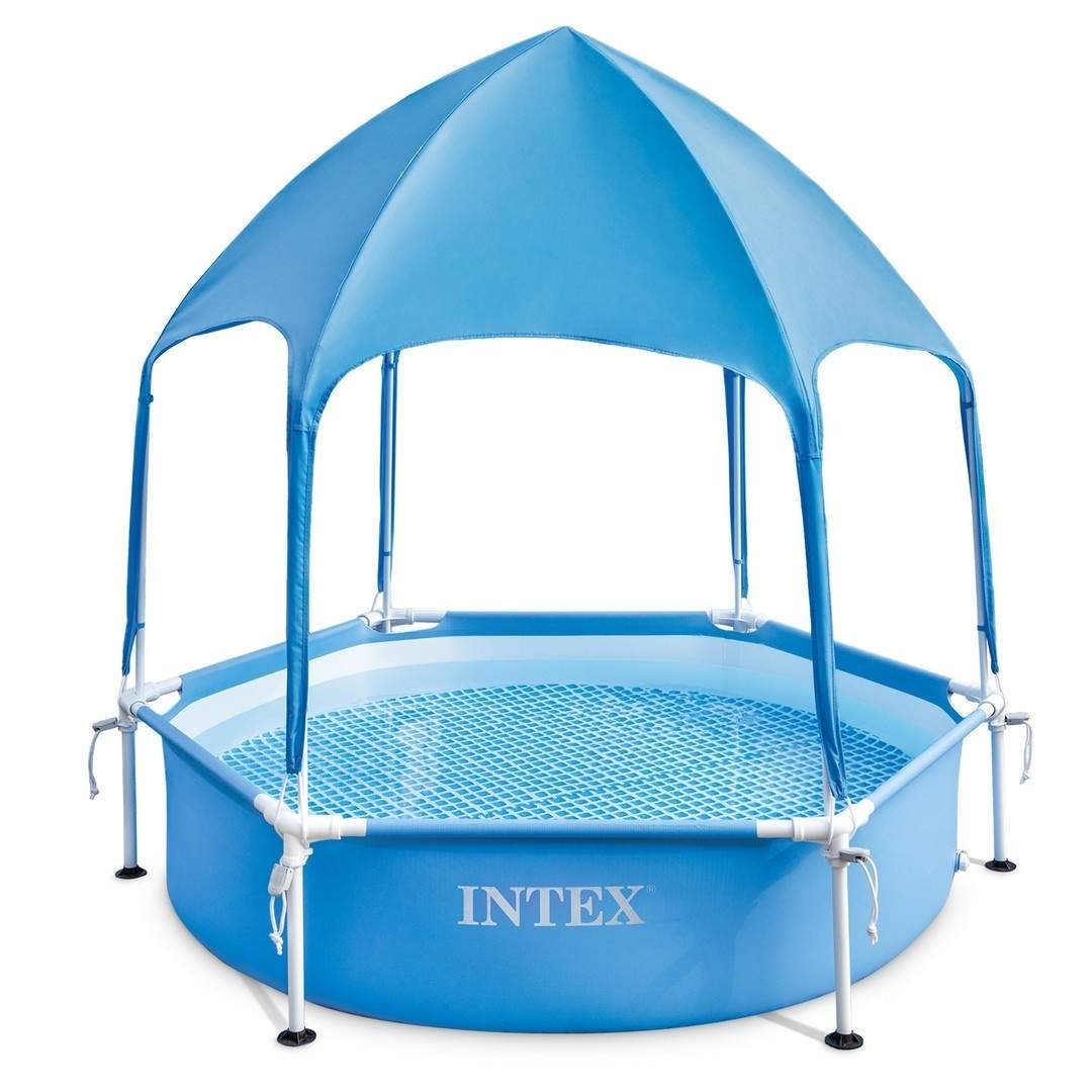 Rampool för barn med tak 183 x 38 cm INTEX 28209 | Hem & Hobby | Pryloteket