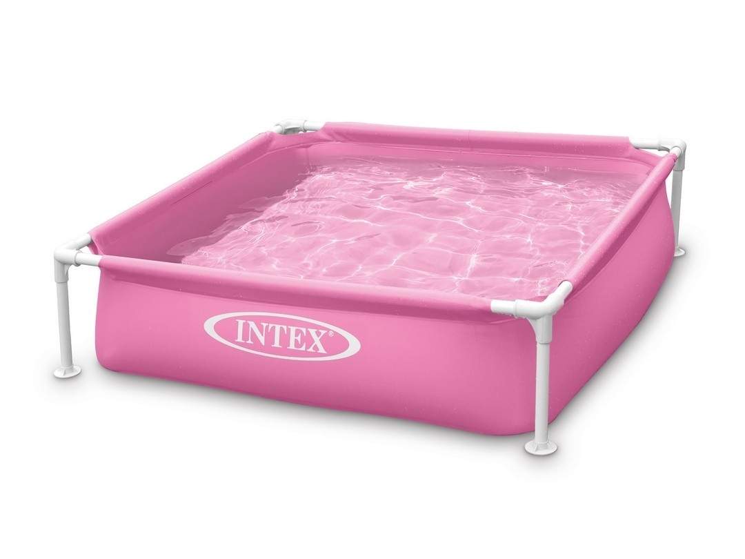 Miniramme pool til børn pink 122 x 122 x 30 cm INTEX 57172