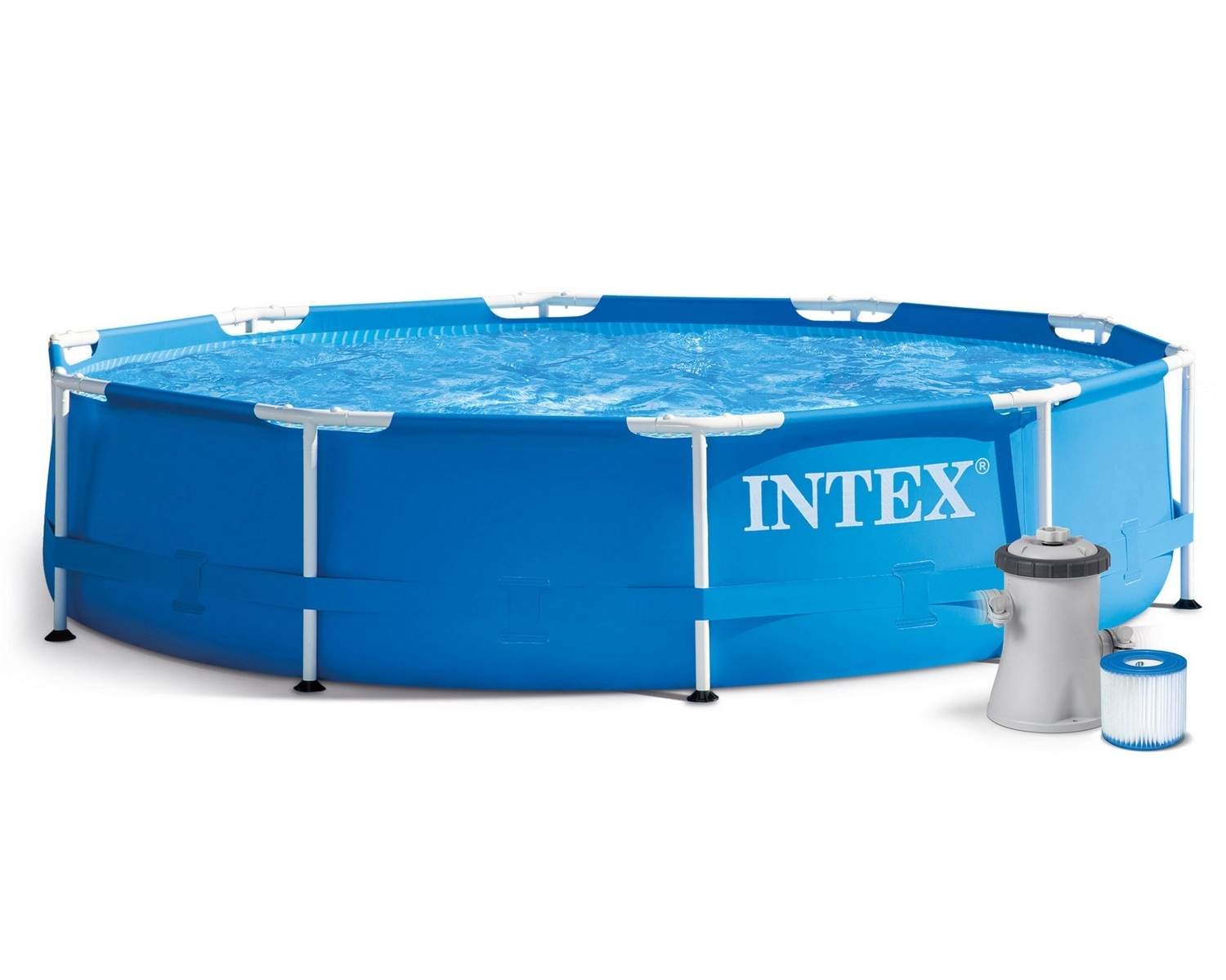 Ramme havepool 305 x 76 cm 15in1 INTEX 28202 + boblemaskine GRATIS