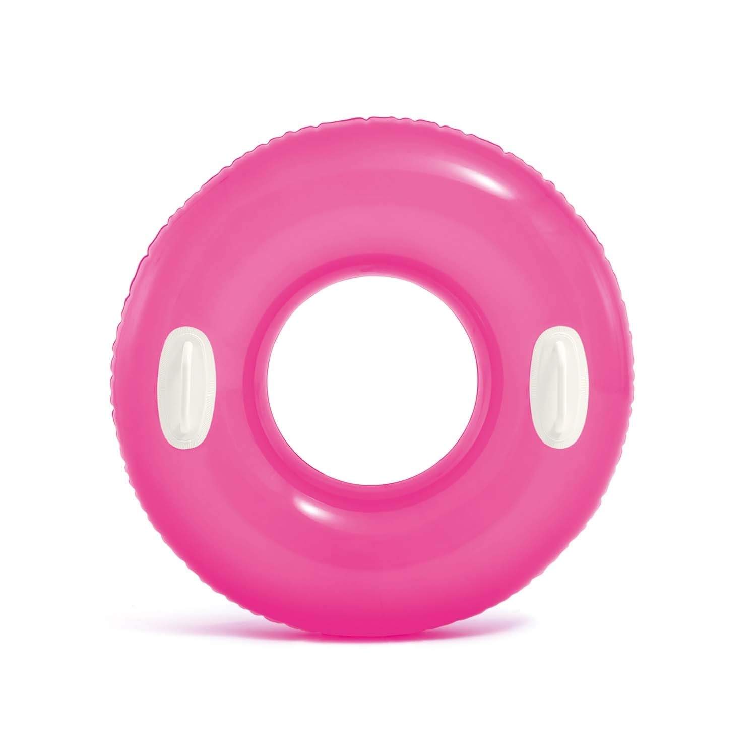 Svømmering med håndtag 76 cm pink INTEX 59258