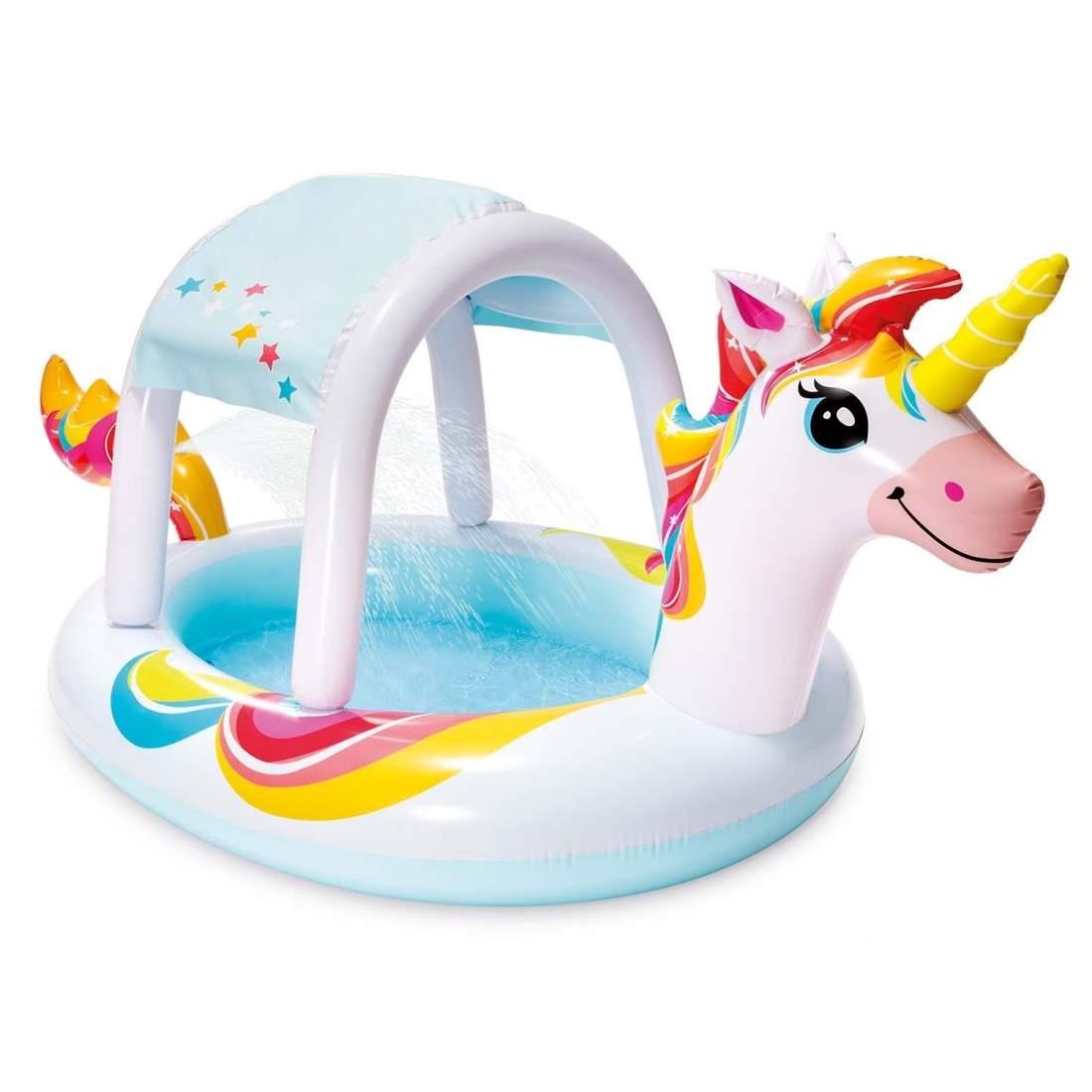 Brusebakke med tag Unicorn 254 x 132 cm Intex 58435