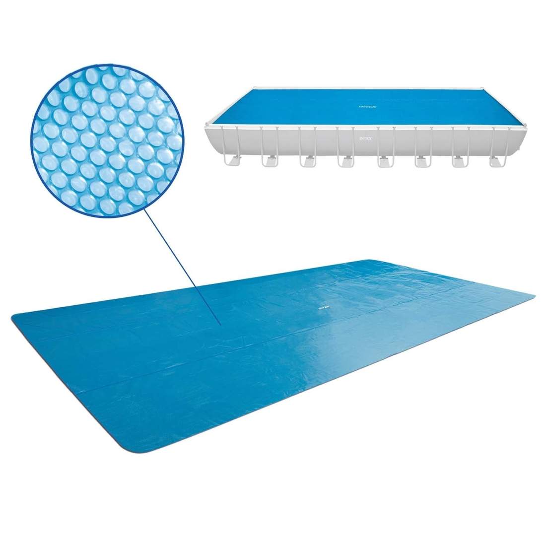 Solskydd för pool 975 x 488 cm INTEX 28018 | Hem & Hobby - Hem & Hushåll - Kök - Köksredskap - Lock | Pryloteket
