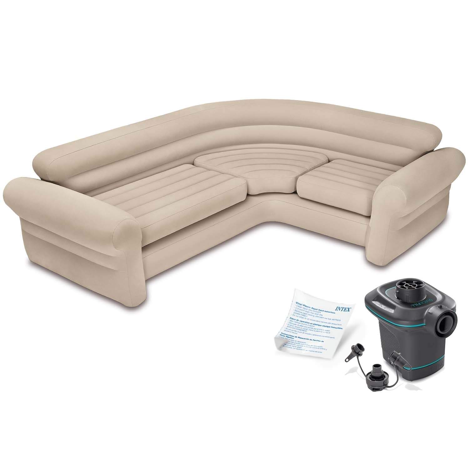Uppblåsbar hörnsoffa 257 x 203 x 76 cm INTEX 68575-66640 | Hem & Hobby - Hem & Hushåll - Kök - Köksredskap - Lock | Pryloteket