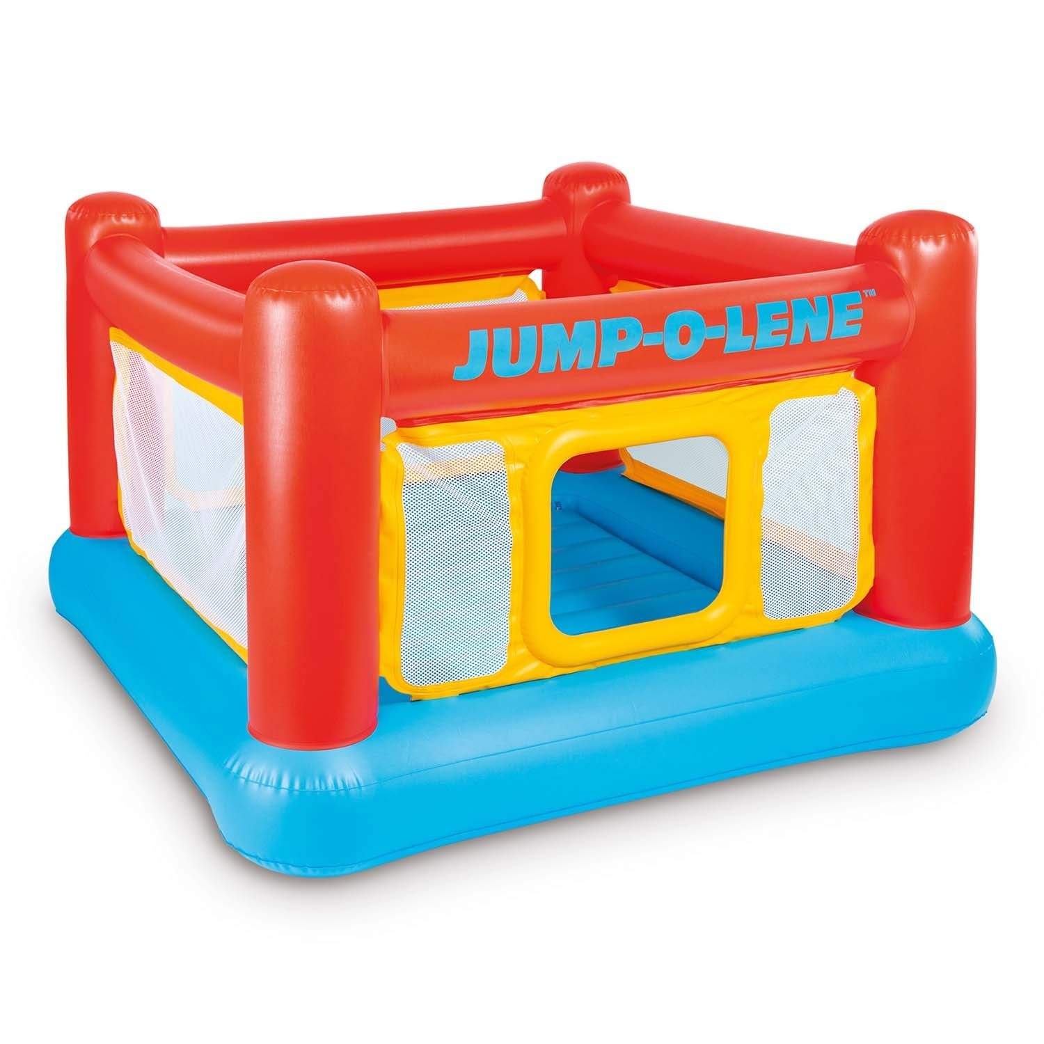 Oppustelig trampolin Slot 174 x 174 x 122 cm INTEX 48260