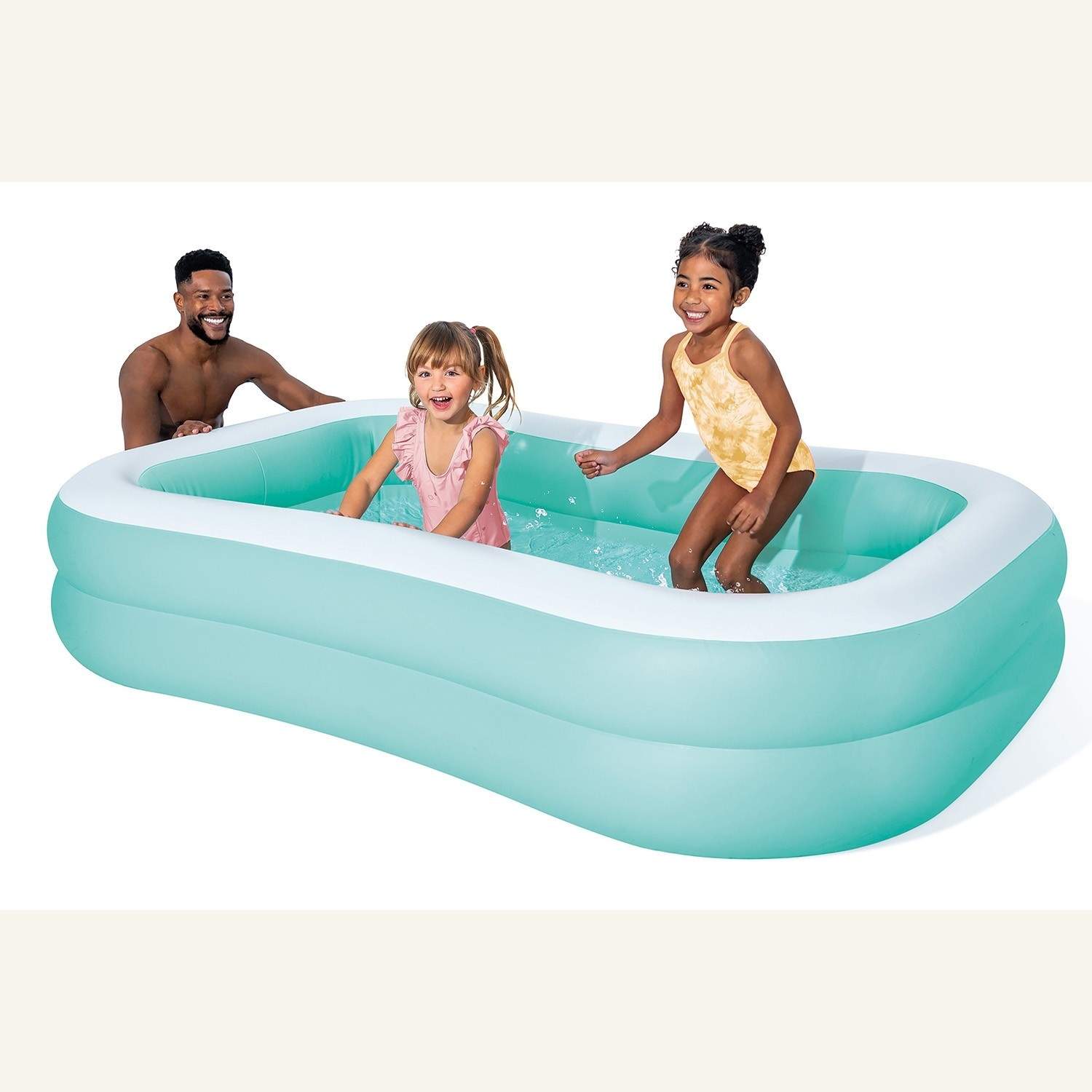 Rektangulär uppblåsbar pool 229 x 147 x 46 cm Intex 57181 | Hälsa & Skönhet - Personvård - Vård & Rehabilitering - Hållning | Pryloteket