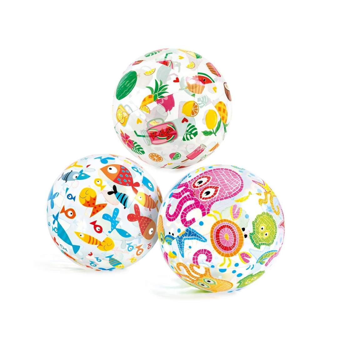 Uppblåsbar badboll med tryck 51 cm INTEX 59040 ananas | Hem & Hobby | Pryloteket