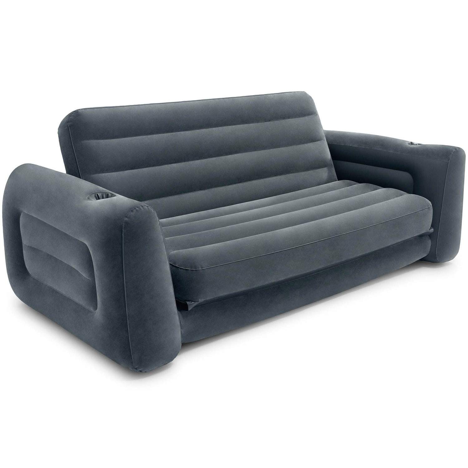 Oppustelig sofa 2-i-1 udfoldelig lænestol Intex 66552