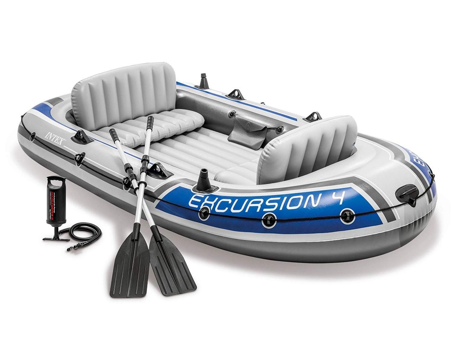Gummibåd Excursion 4 Sæt 315 x 165 x 43 cm INTEX 68324