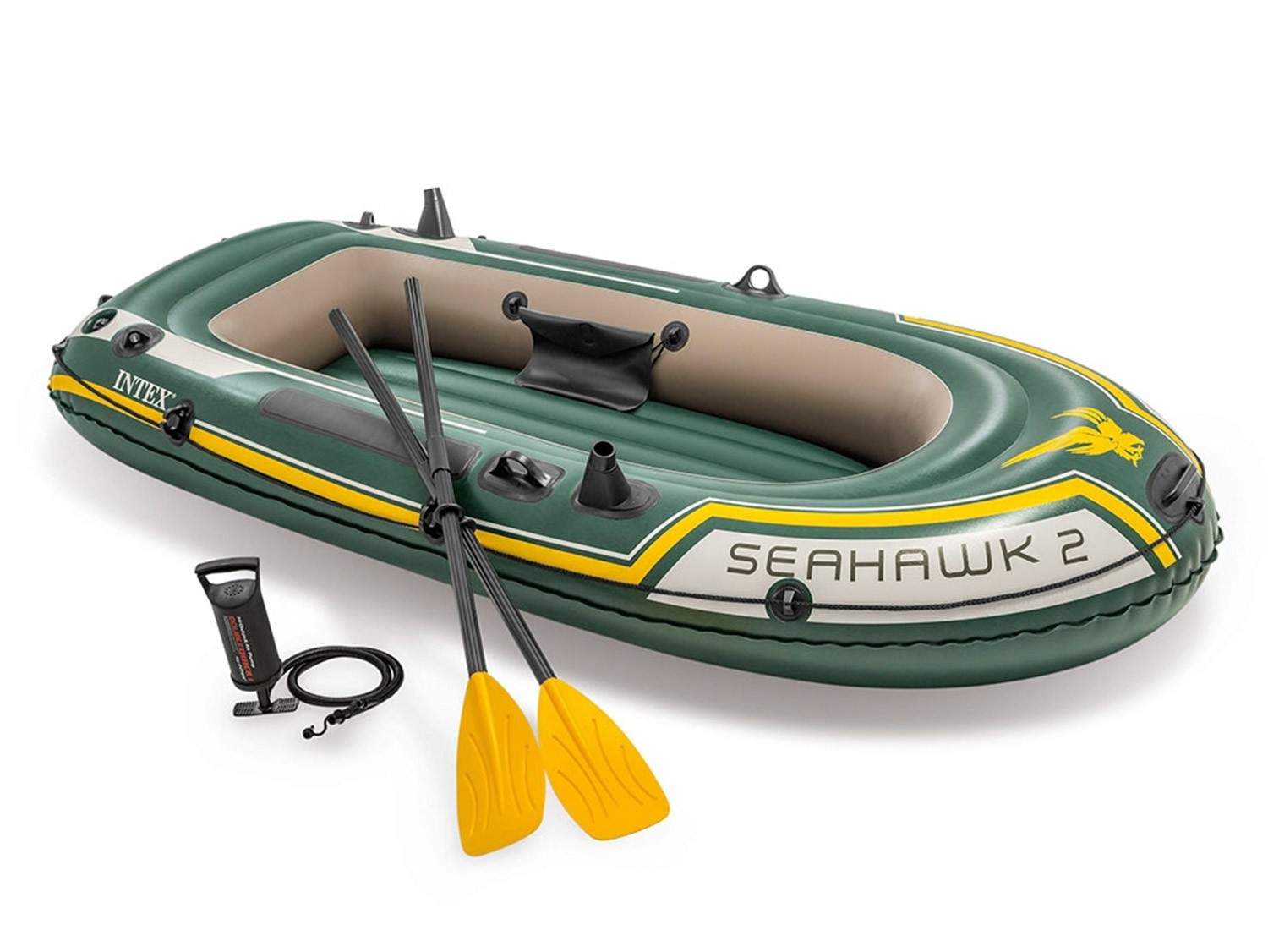 Uppblåsbar båt Seahawk 2 set 236 x 114 x 41 cm INTEX 68347 | Leksaker & Spel - Leksaker - Bad- & Vattenlek - Uppblåsbart | Pryloteket