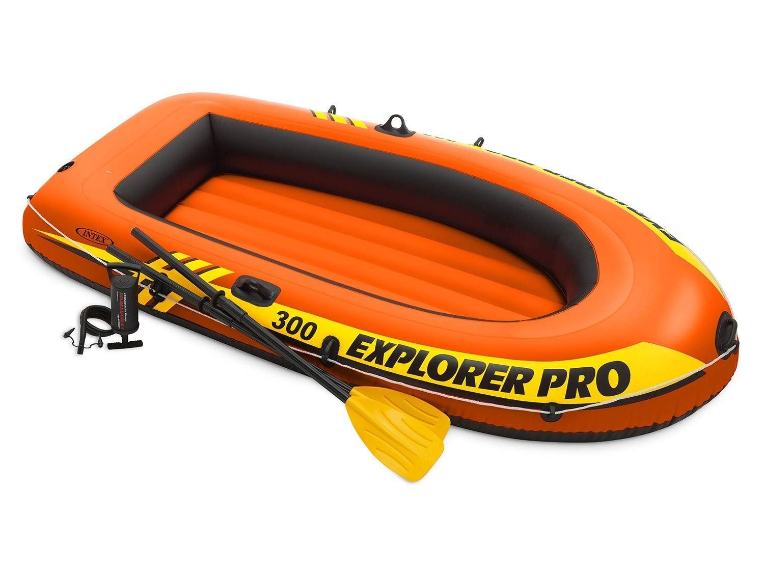 Gummibåd Explorer PRO 300 Sæt 244 x 117 x 36 cm årer + pumpe INTEX 58358