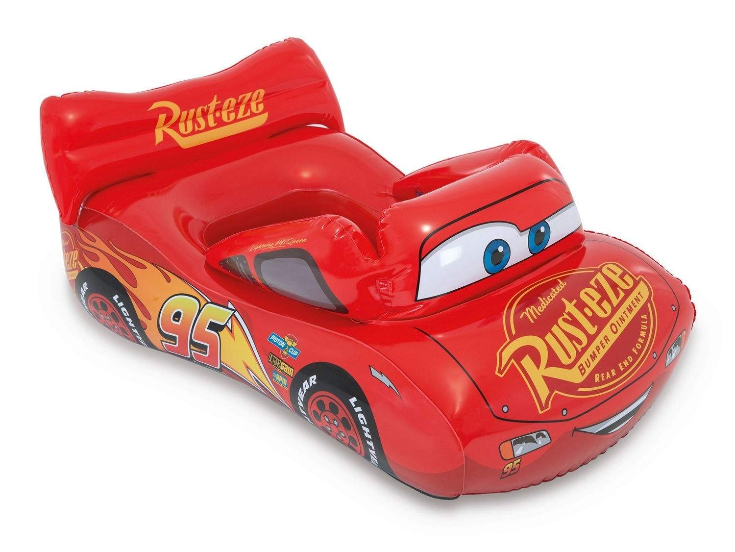 Oppusteligt svømmelegetøj Biler 109 x 71 cm INTEX 58392