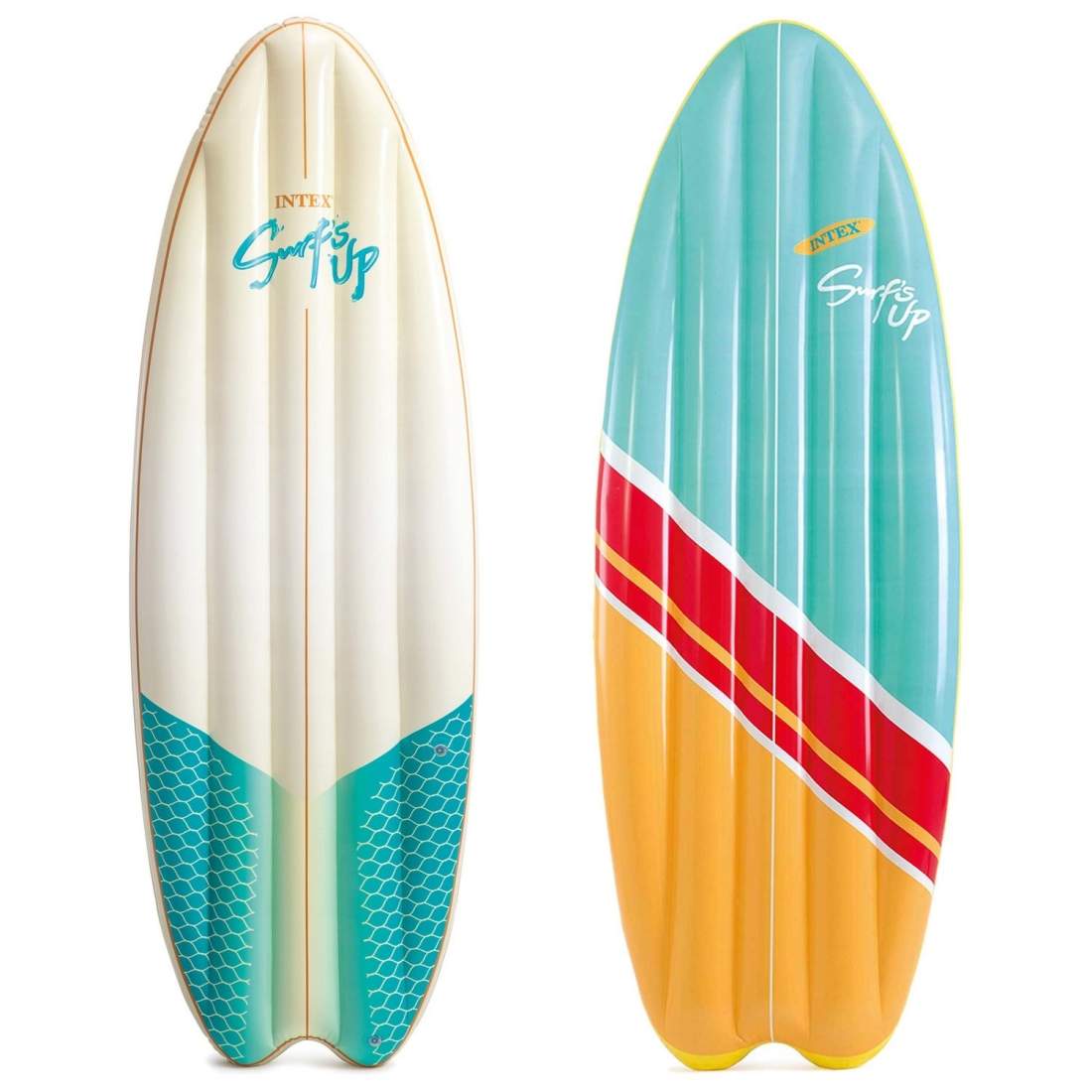 Uppblåsbar simbräda 178 x 69 cm INTEX 58152 vit och blå | Hem & Hobby | Pryloteket