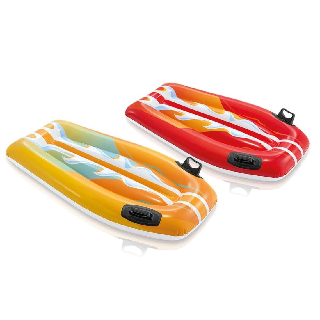 Uppblåsbar simbräda 112 x 62 cm INTEX 58165 orange | Hem & Hobby | Pryloteket