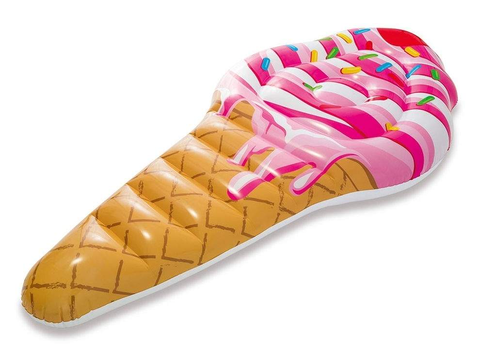 Oppustelig strandmadras Ice Cone 224 x 107 cm INTEX 58762