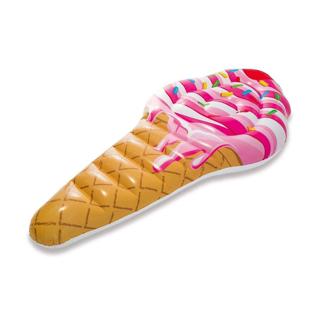 Uppblåsbar strandmadrass Ice Cone 224 x 107 cm INTEX 58762 | Hem & Hobby | Pryloteket
