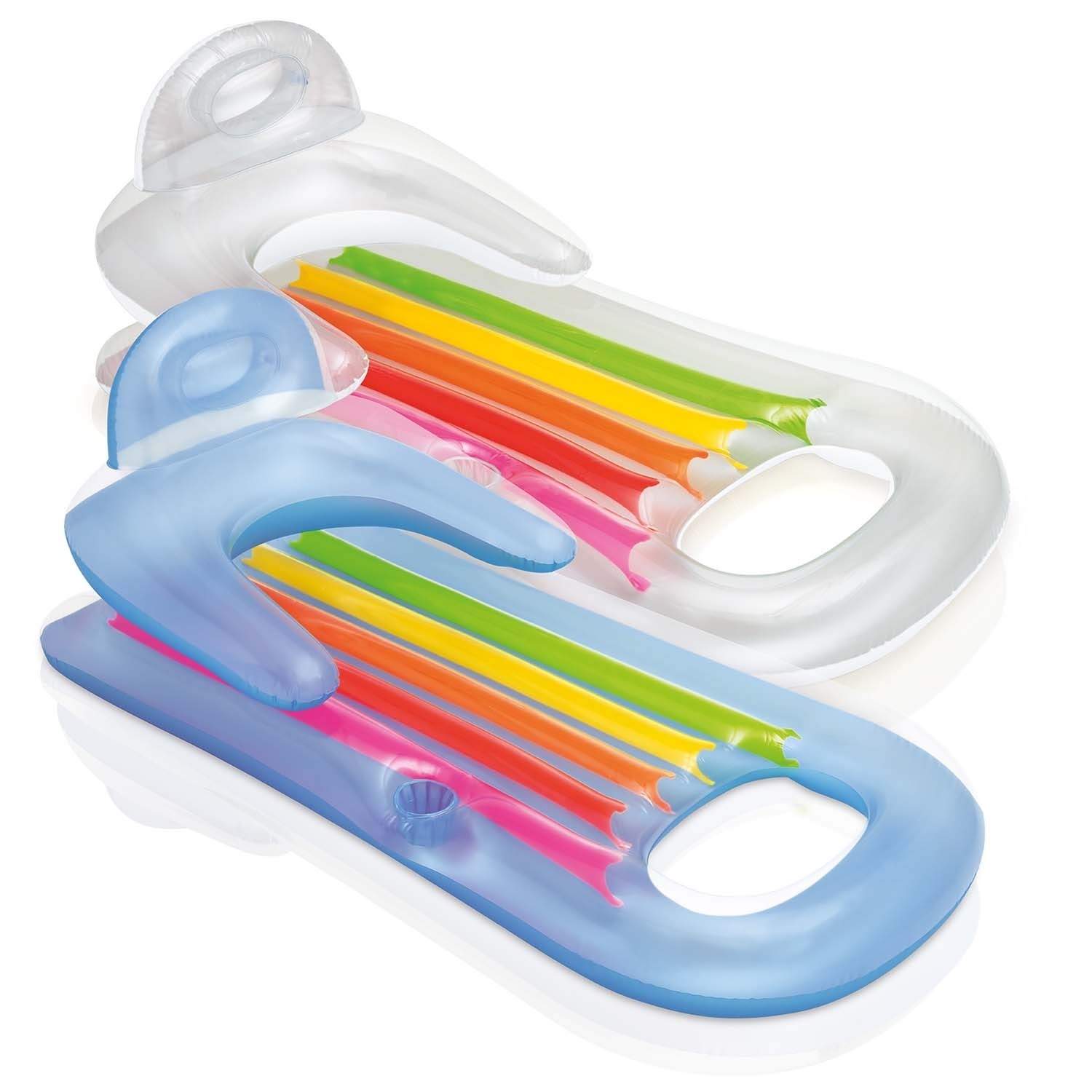 Madrass, fåtölj för sol och simning 2in1 King Cool 160 x 85cm INTEX 58802 blå | Hem & Hobby - Hem & Hushåll - Bygg | Pryloteket