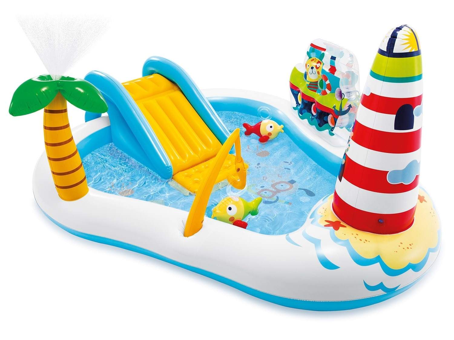 Uppblåsbar lekplats Angler 218 x 188 x 99 cm Intex 57162 | Hem & Hobby | Pryloteket