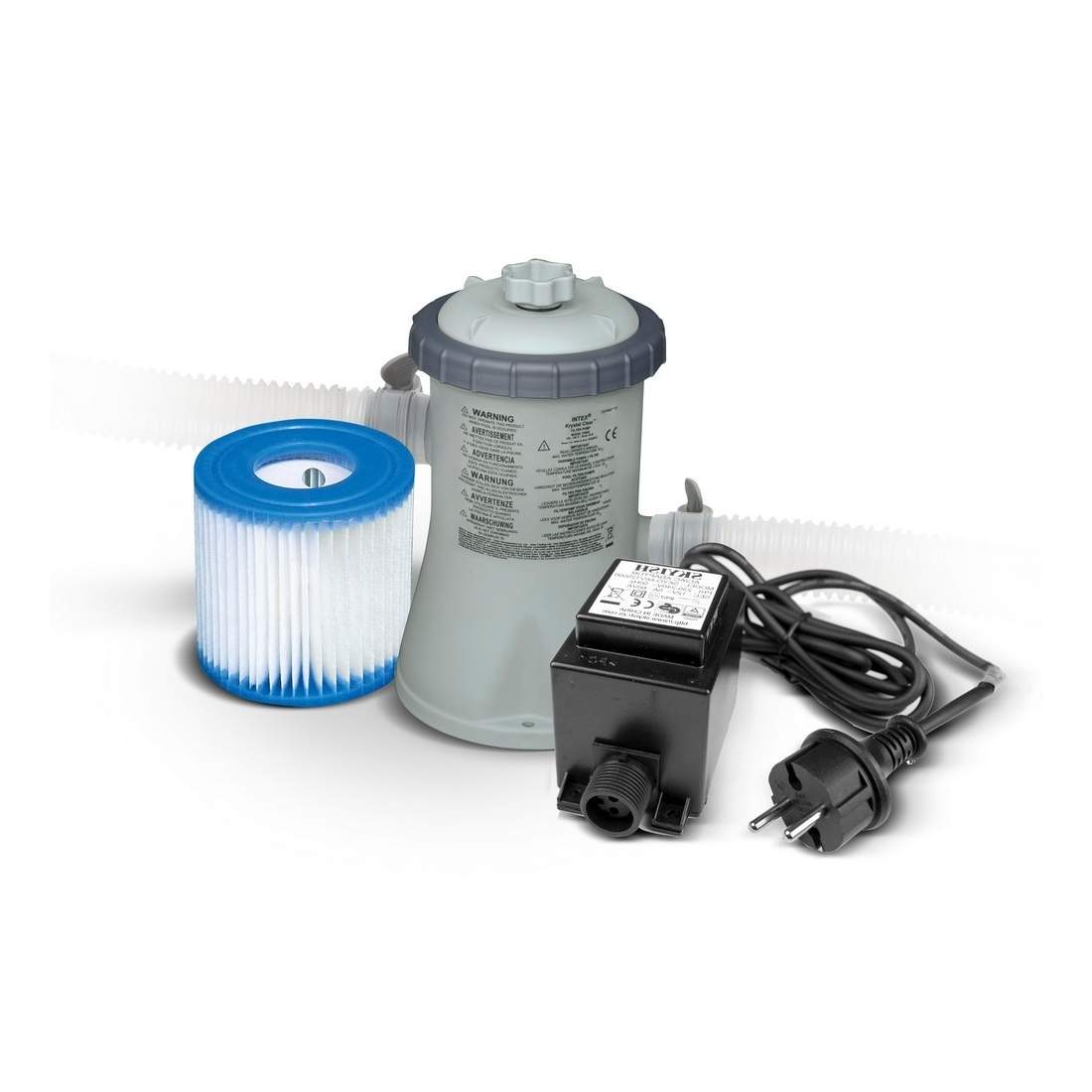 Poolfilterpump + transformator 12V 1250 l/h INTEX 28602GS | Hem & Hobby | Pryloteket