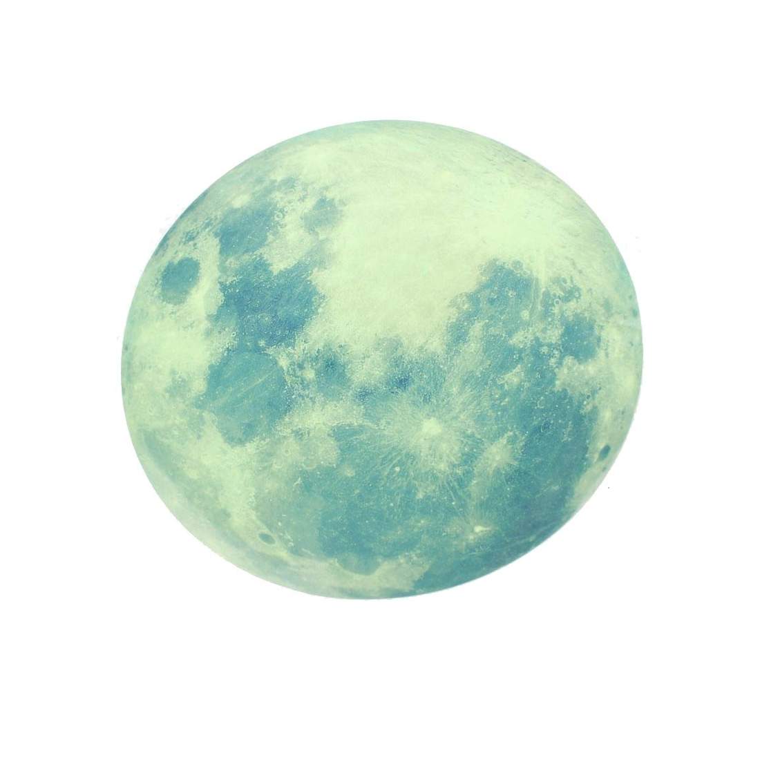 Självlysande Klistermärke - Måne | Leksaker & Spel - Leksaker - Rittillbehör & Pyssel - Klistermärken | Pryloteket