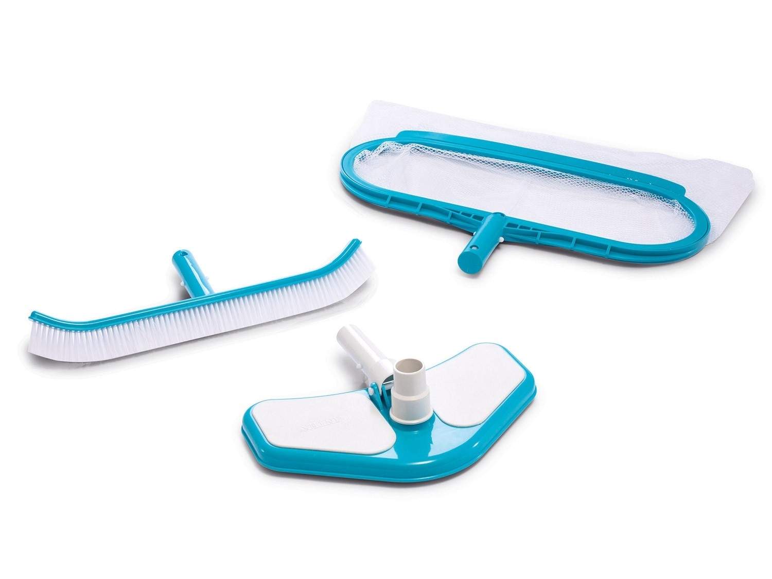 Et sæt rengøringstilbehør - net, børste, INTEX 29057 støvsuger