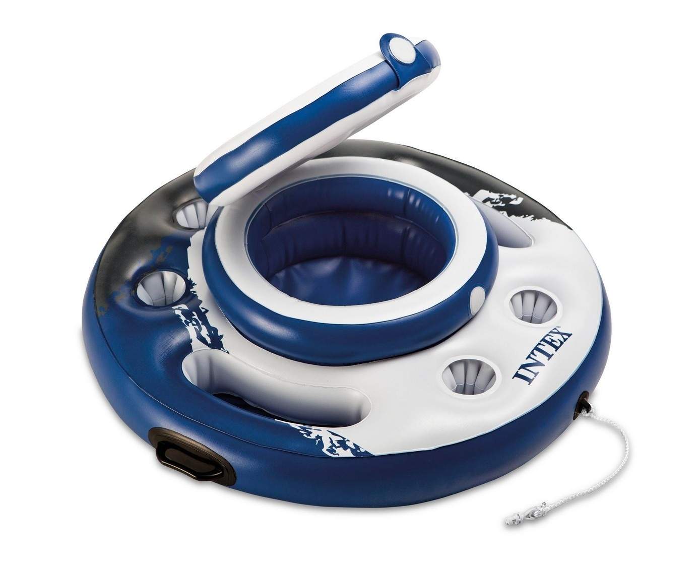 Stort flydende køleskab til en swimmingpool med en diameter på 89 cm INTEX 56822