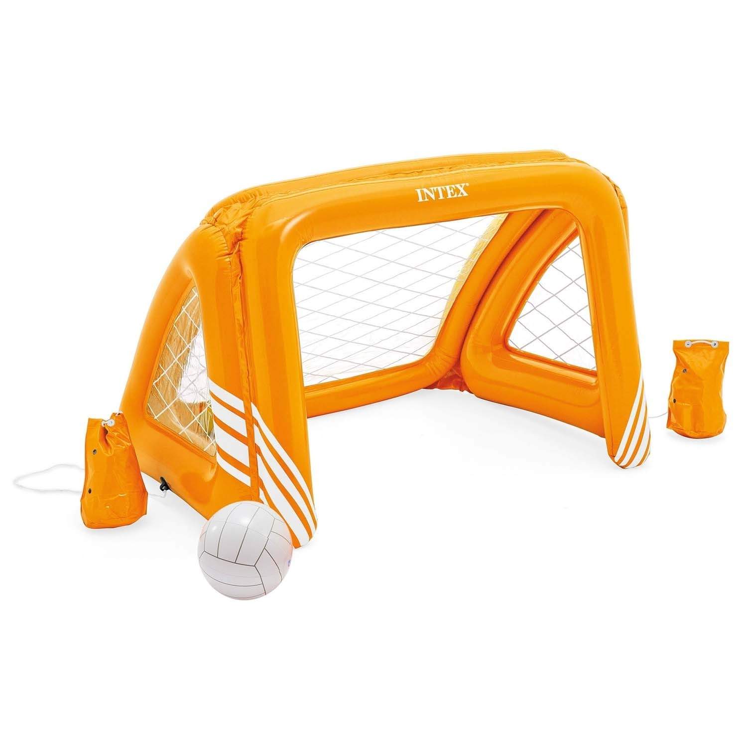 Uppblåsbart fotbollsmål 140 x 89 x 81 cm INTEX 58507 | Leksaker & Spel - Leksaker - Bad- & Vattenlek - Uppblåsbart | Pryloteket