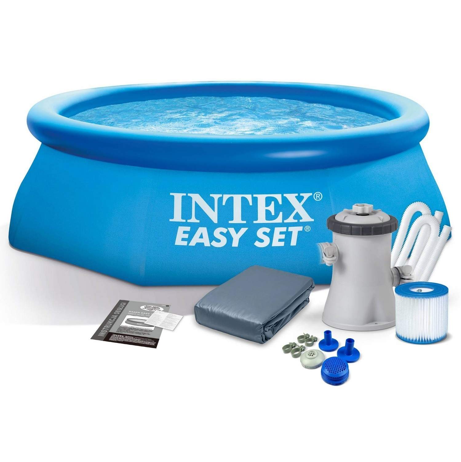 Udvidelseshavepool 244 x 76 cm 4in1 INTEX 28112