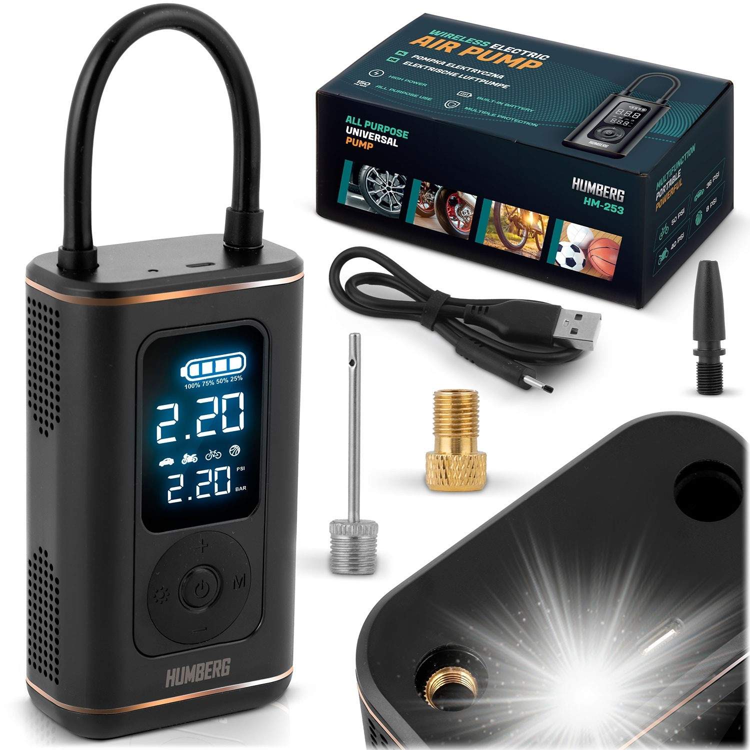 HM-253 Humberg langaton sähköpumppu