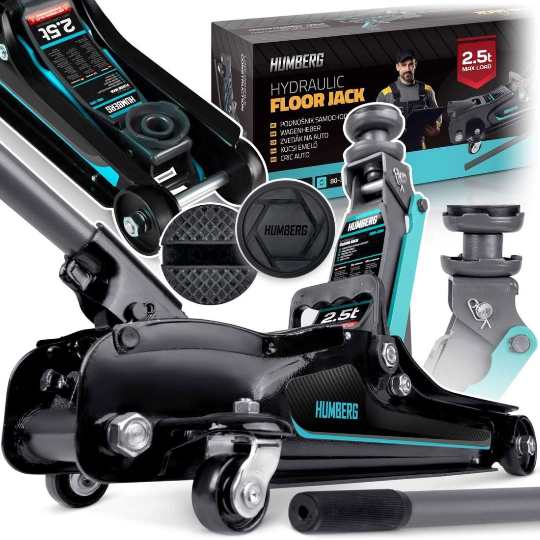 Humberg HM-380 billyft 2,5 t | Elektronik - Tillbehör Mobil & Surfplatta - Mobiltillbehör - Mobilkablar - Tillbehör | Pryloteket