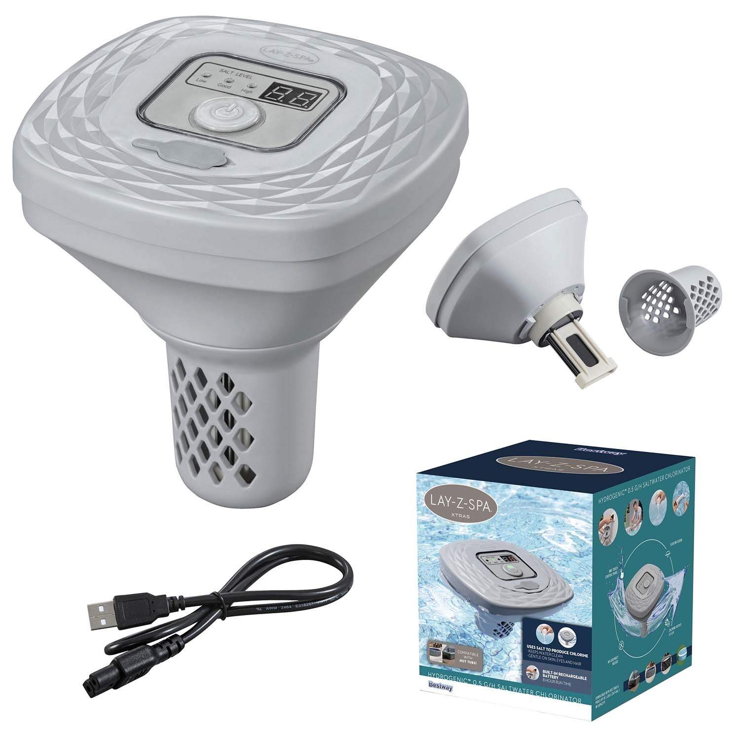 Klorgenerator til oppustelige SPA'er 0,5g/h Bestway 60340