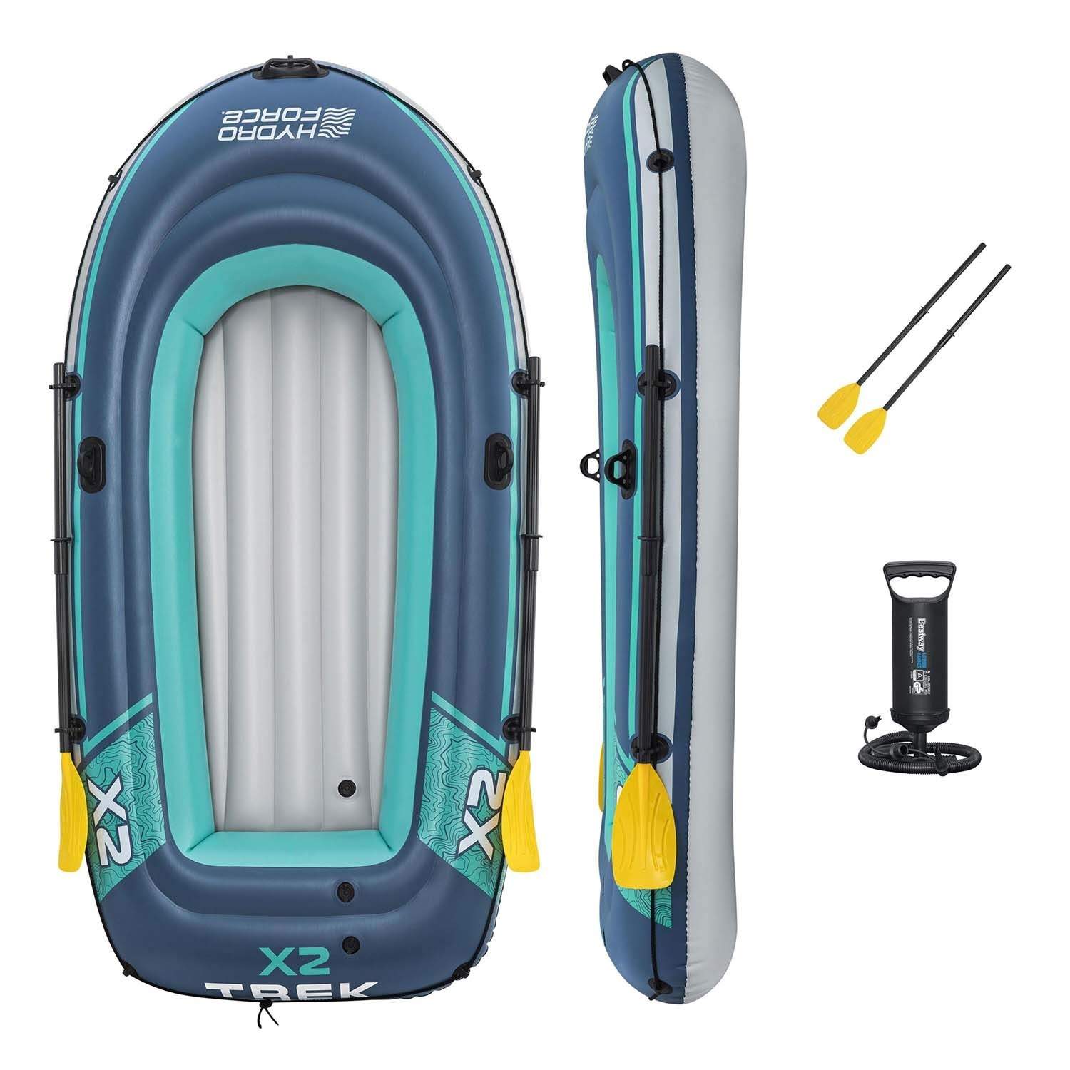 Uppblåsbar båt Trek X2 Raft 232 x 118 cm Bestway 61153 | Leksaker & Spel - Leksaker - Bad- & Vattenlek - Uppblåsbart | Pryloteket