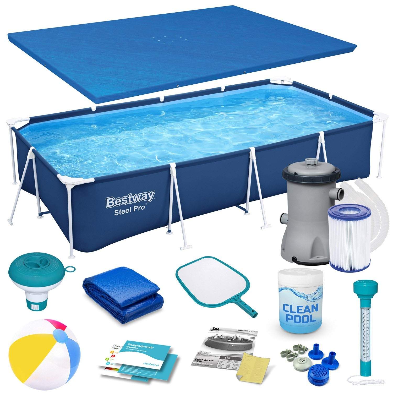 Stomme trädgårdspool 400 x 211 x 81 cm 15in1 Bestway 56405N | Hem & Hobby | Pryloteket