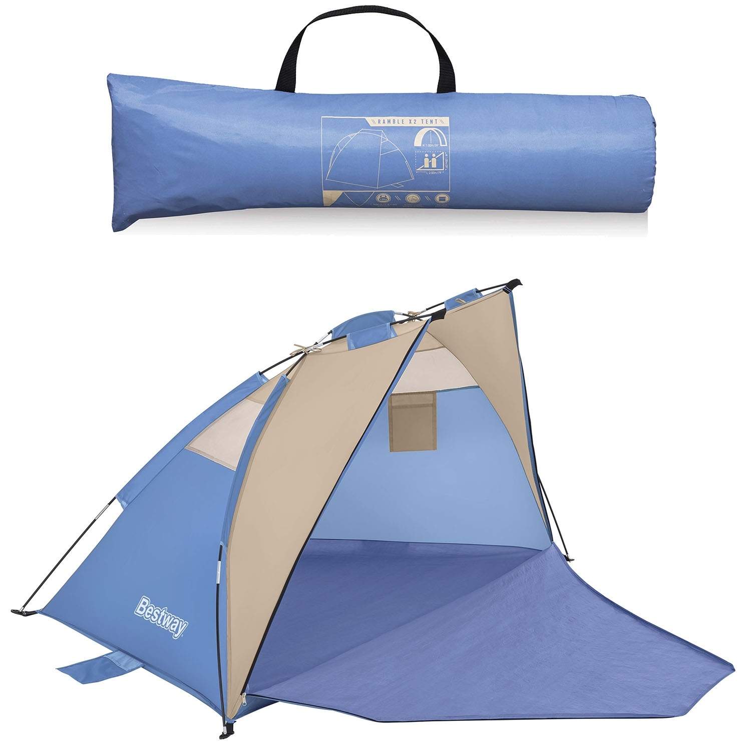 Ramble X2 turisttält 100 x 200 x 100 cm Bestway 68001 | Hem & Hobby - Hem & Hushåll - Bygg | Pryloteket