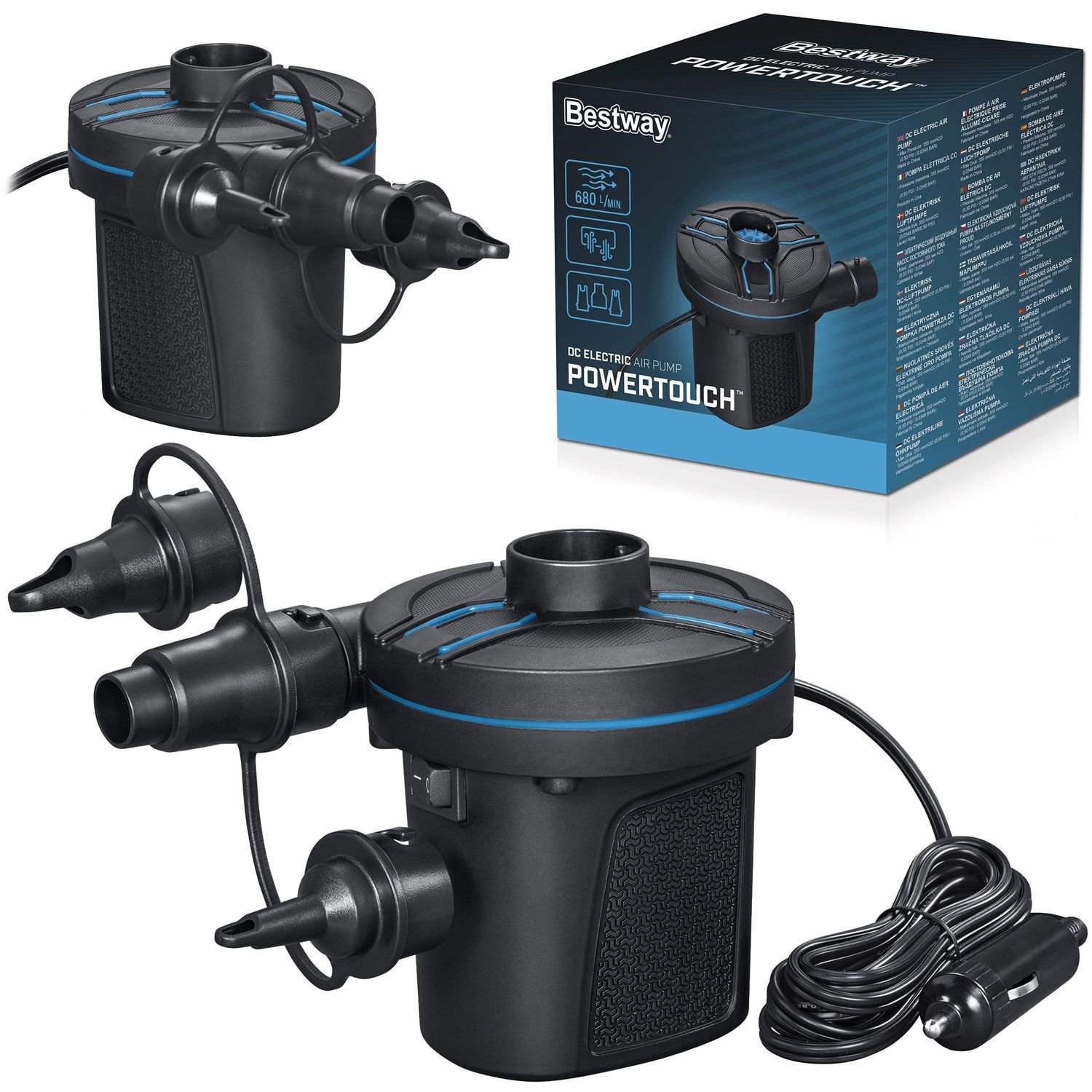 Powertouch 12 V Bestway 62257 elektrisk pump | Mode & Accessoarer - Smycken, Smyckesset & Tillbehör - Ringar | Pryloteket