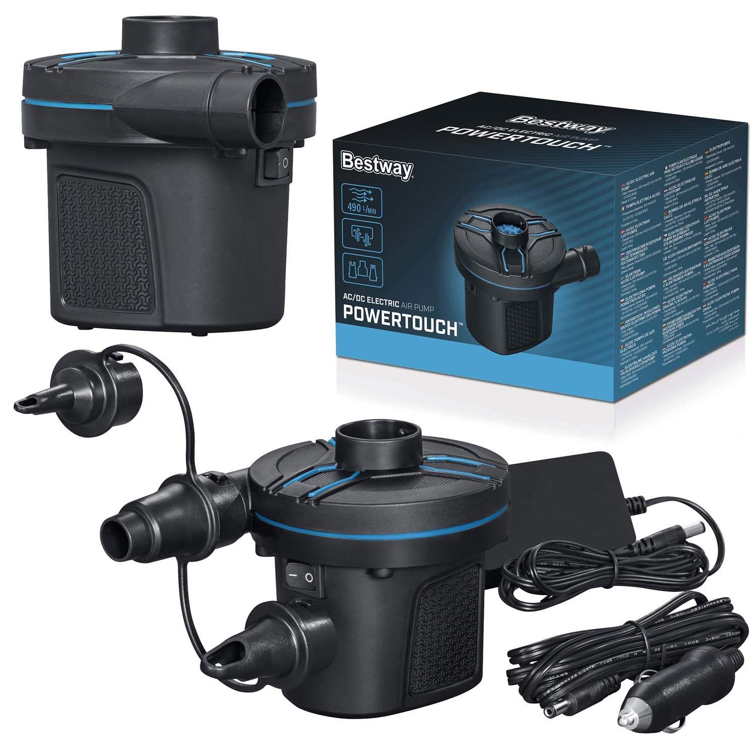 Powertouch 220/12 V elektrisk pump Bestway 62255 | Mode & Accessoarer - Smycken, Smyckesset & Tillbehör - Ringar | Pryloteket