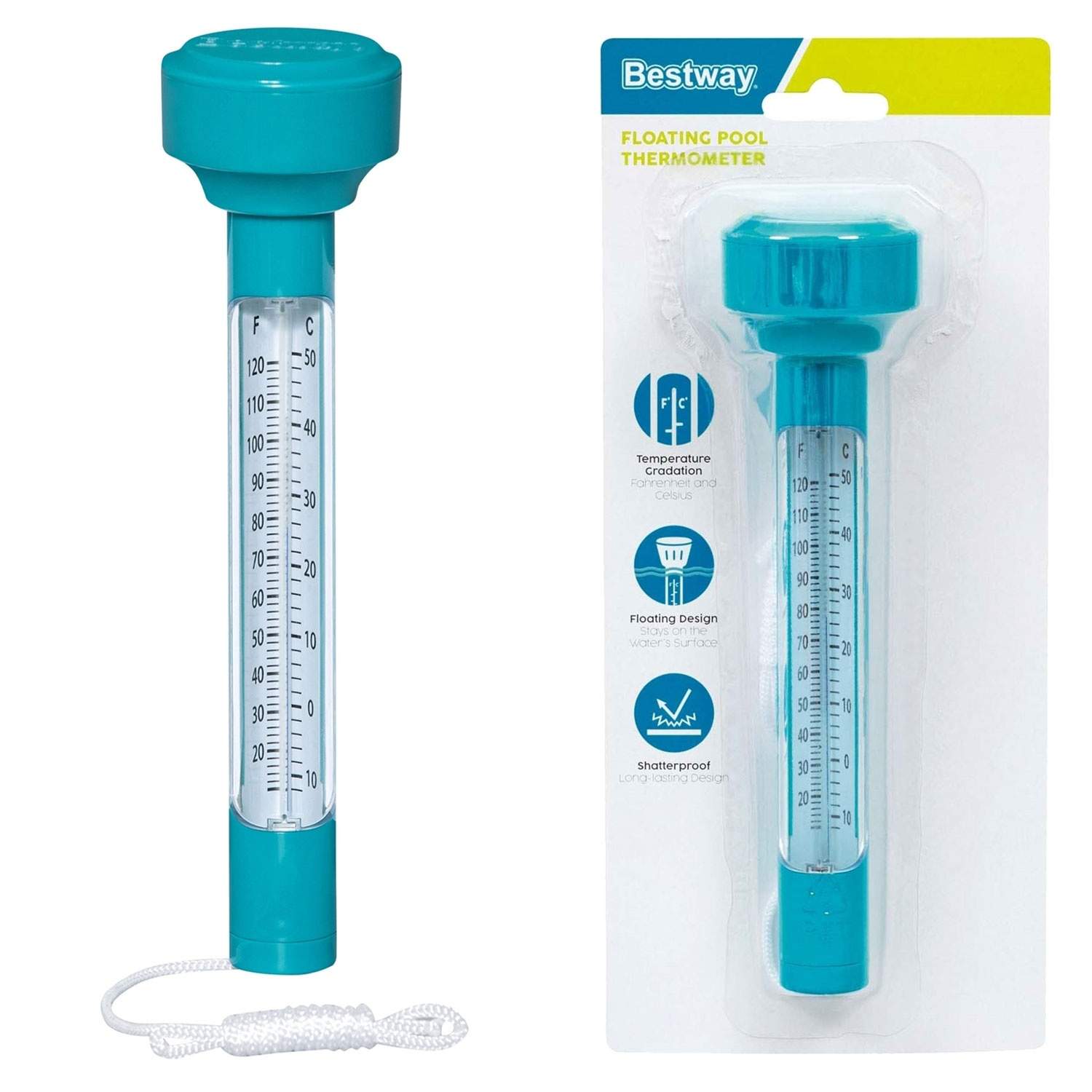 Bestway 58072 flydende pool termometer