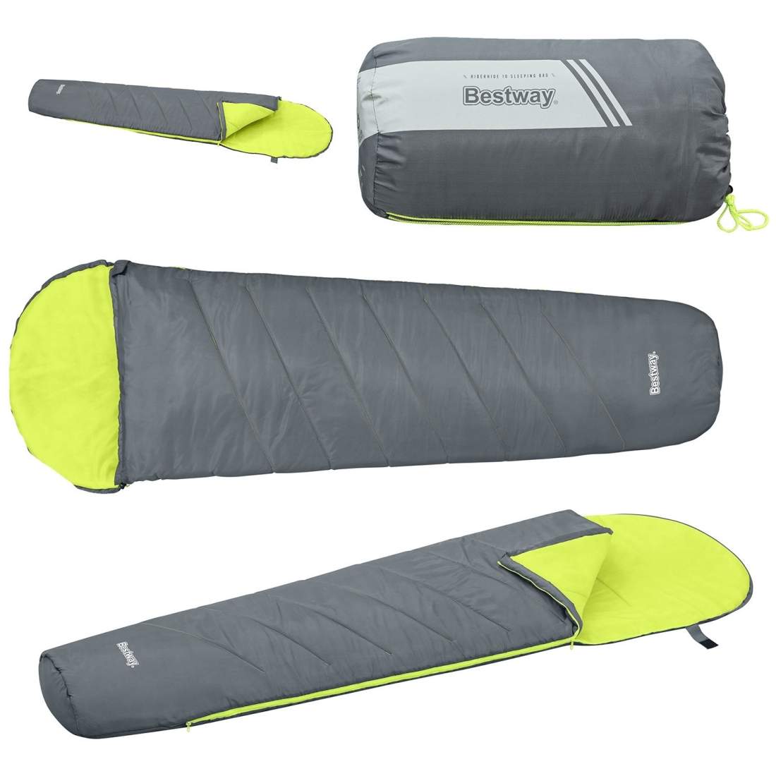 Bestway 68102 grön turistsovsäck | Hem & Hobby | Pryloteket