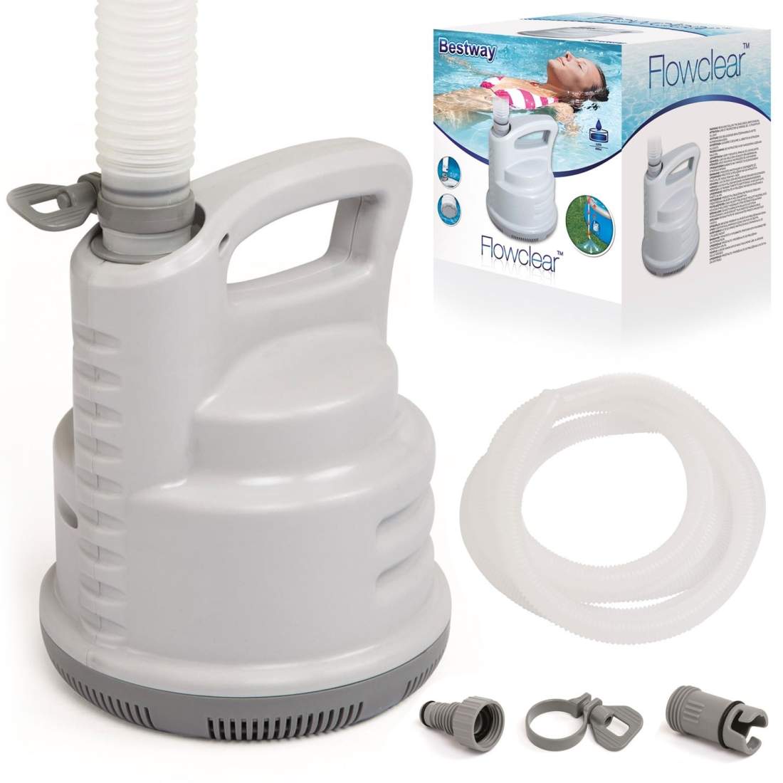 Pump för att pumpa ut vatten 3028 L/h Bestway 58230 | Hem & Hobby | Pryloteket