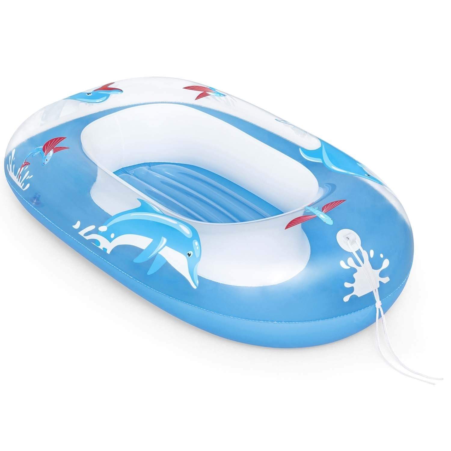 Strandponton til svømmende delfin 102 x 69 cm Bestway 34037