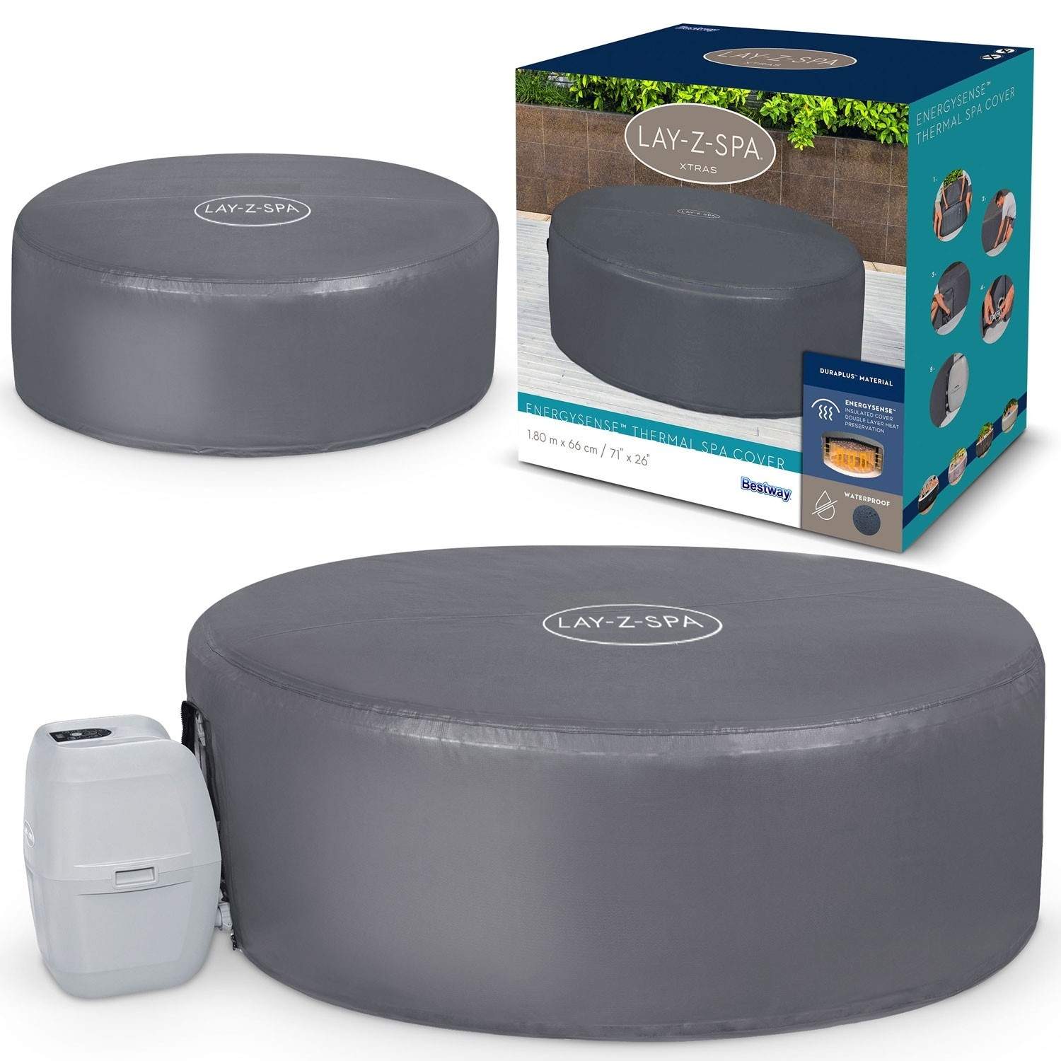 Termocover til SPA 180 x 66 cm Bestway 60317