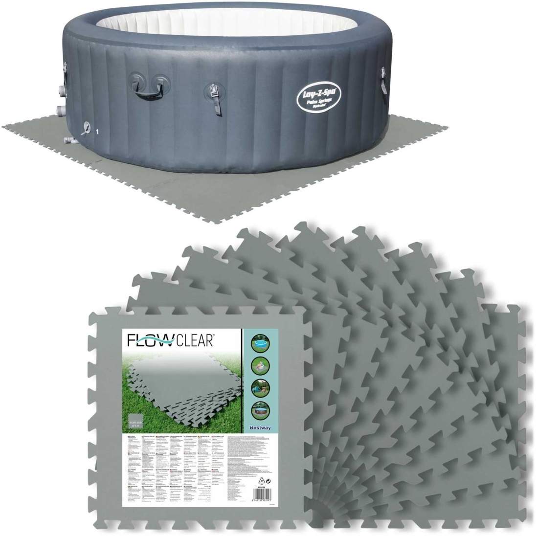 Foam poolmatta pussel 50 x 50 cm 9 st Bestway 58639 | Leksaker & Spel - Leksaker - Pussel | Pryloteket