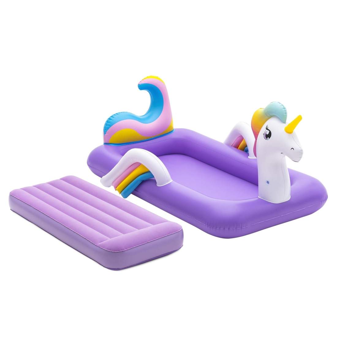 Unicorn uppblåsbar madrass 196x104x84 cm enkel Bestway 67713 | Hem & Hobby | Pryloteket