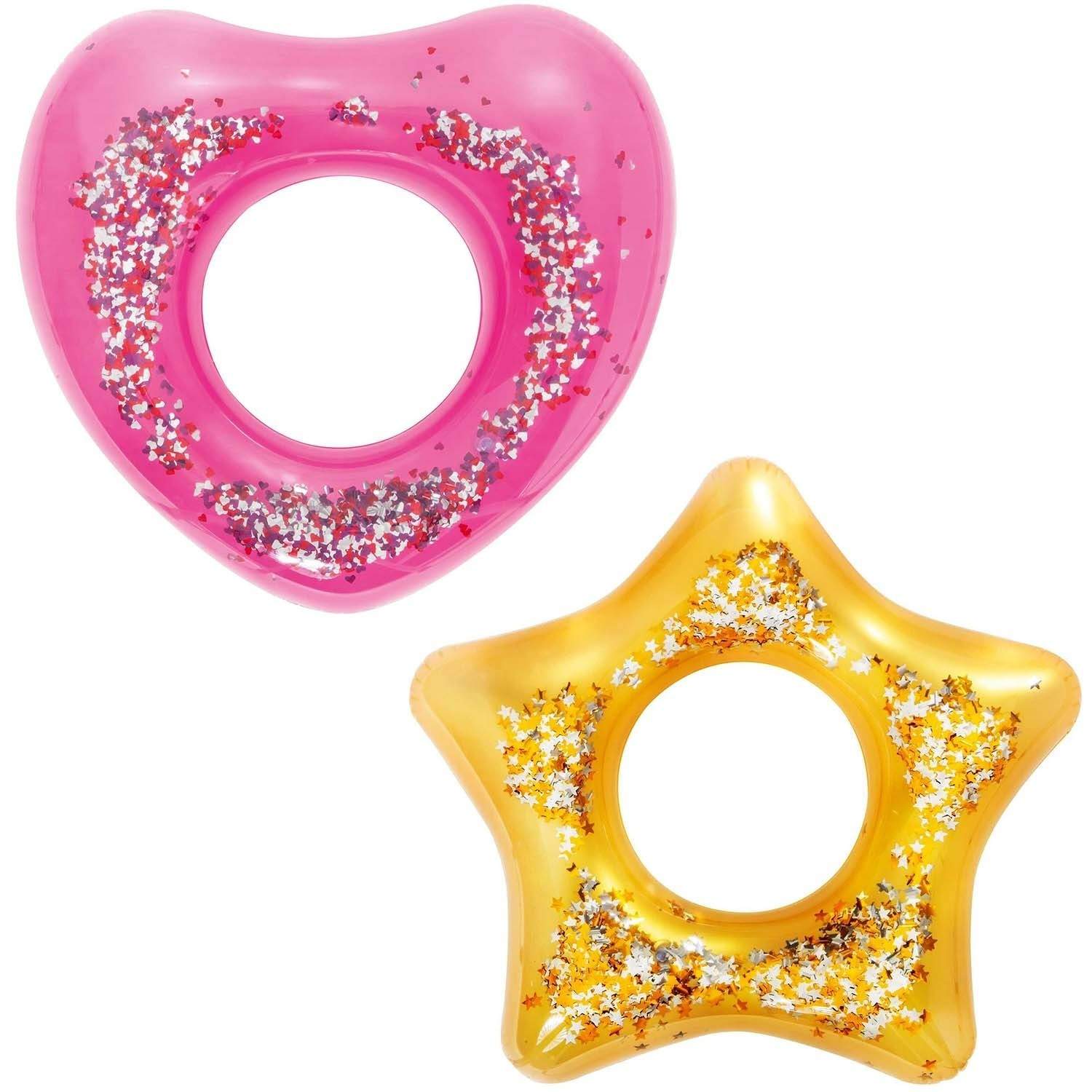 Uppblåsbar strandsimring 91cm Bestway 36141 rosa hjärta | Hem & Hobby | Pryloteket