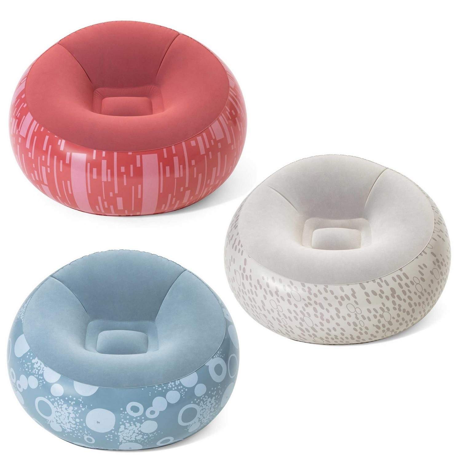 Bestway 75052 blå uppblåsbar puffstol | Hem & Hobby | Pryloteket
